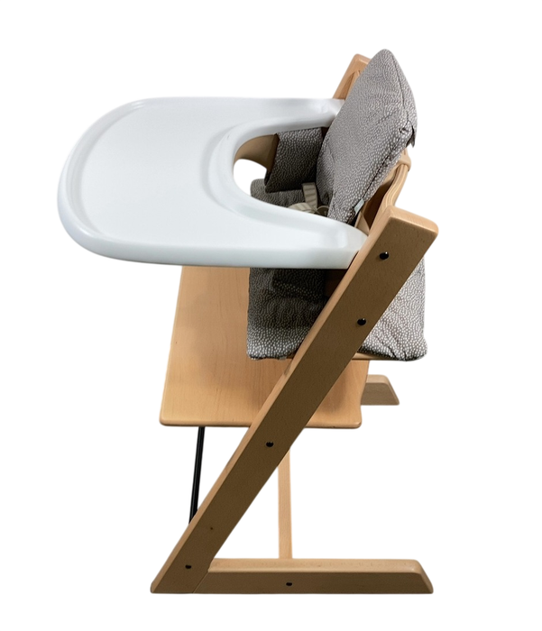 Shop Stokke Tripp Trapp Complete High Chair, Dots Grey, Natural, Natural 2.0 at GoodBuy Gear