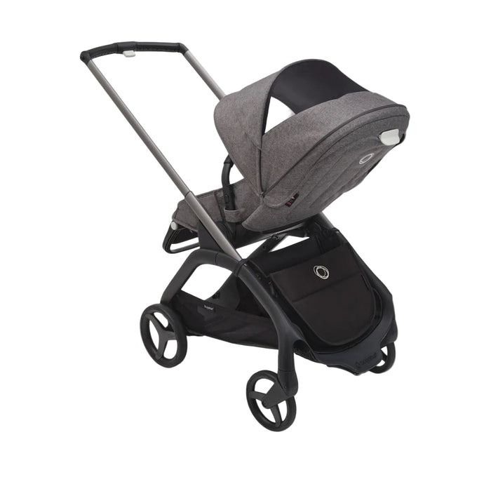 Bugaboo Dragonfly Bassinet and Seat Stroller, 2025, Graphite, Grey Melange, Grey Melange