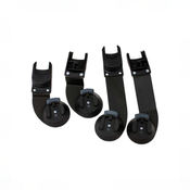 Shop Bumbleride Indie Twin Car Seat Adapters Set for Nuna/Cybex/Maxi Cosi/Clek, Black at GoodBuy Gear