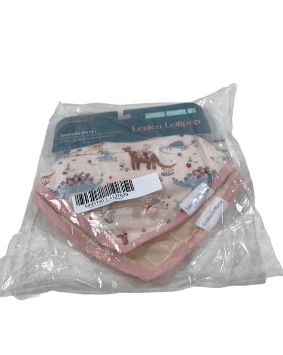 Shop LouLou Lollipop Muslin Bandana Bibs, 2 Pack, Baby Dinomite at GoodBuy Gear