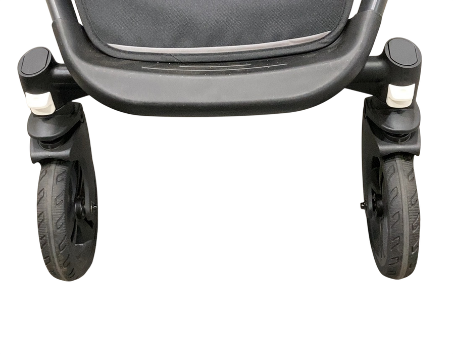 Shop Mockingbird Single to Double 3.0 Stroller, 2025, Charcoal with Penny Leather, Solid Black at GoodBuy Gear