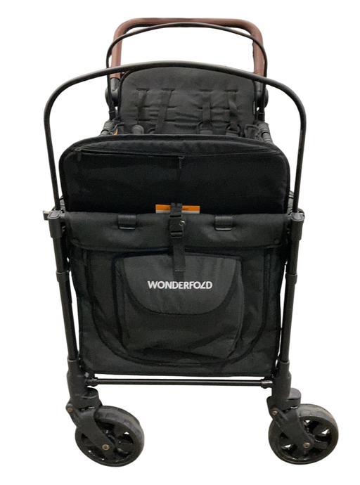 Shop Wonderfold W4 Luxe Quad Stroller Wagon, 2023, Charcoal Grey with Black Frame at GoodBuy Gear