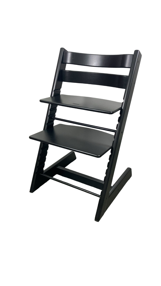 STOKKE TRIPP TRAPP ブラック Stokke Tripp Trapp High Chair² with Cushion + Stokke Tray