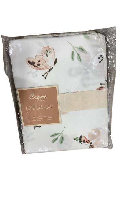Shop Crane Baby Crib Fitted Sheet, Parker Butterfly at GoodBuy Gear