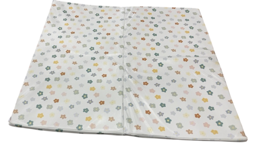 Shop Toki Kids Vegan Leather Mat Standard, Playful Posies at GoodBuy Gear