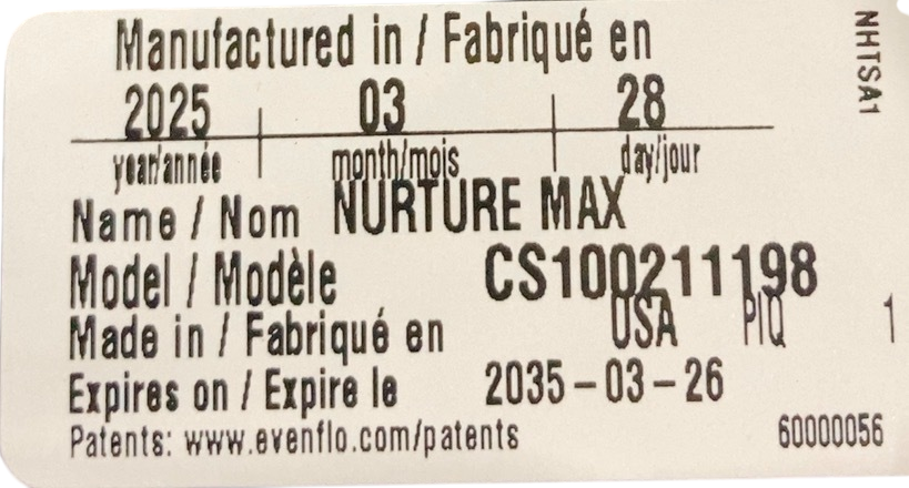 Shop Evenflo Nurturemax Infant Car Seat, 2025, Dallas Blue at GoodBuy Gear