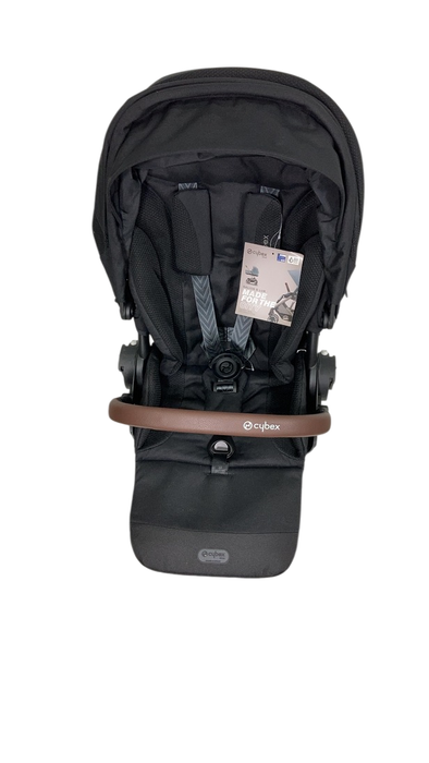 Shop Cybex Balios S Stroller Seat, Moon Black, 2024, Silver Frame at GoodBuy Gear