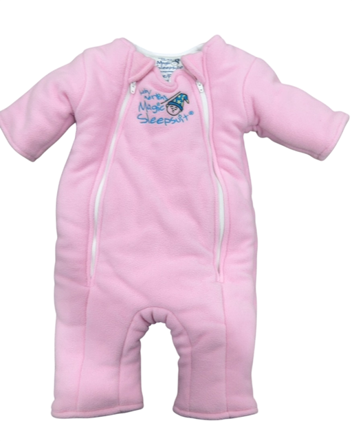Shop Baby Merlin's Magic Sleepsuit, Fleece, Large 3-6 Months, Pink at GoodBuy Gear