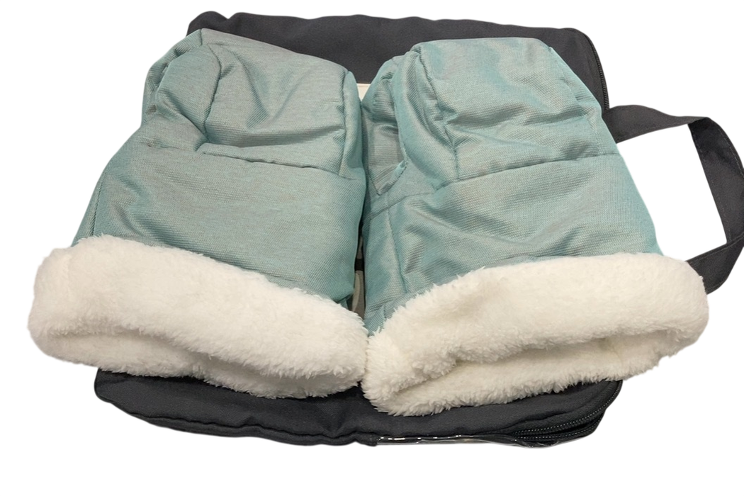 Shop DRAFT - UPPAbaby Cozy Handmuffs, Kenzi (Mystic Aqua) at GoodBuy Gear