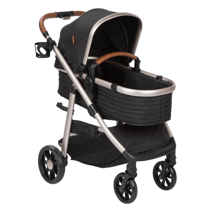 Shop Monbebe Lynx 6-in-1 Modular Travel System Stroller, 2025, Black & Gold at GoodBuy Gear
