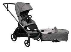 Shop Bugaboo Dragonfly Bassinet and Seat Stroller, 2023, Graphite, Grey Melange, Grey Melange at GoodBuy Gear