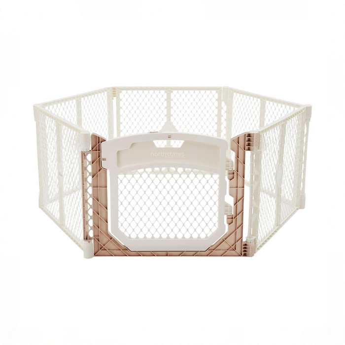 Shop Toddleroo By North States Superyard Ultimate (6 Panel), ivory at GoodBuy Gear