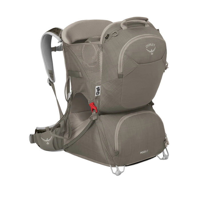Osprey Poco LT Child Carrier, Tan Concrete