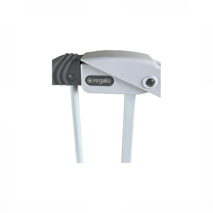 Shop Regalo Easy Step Extra Wide Gate, 49-in, White at GoodBuy Gear