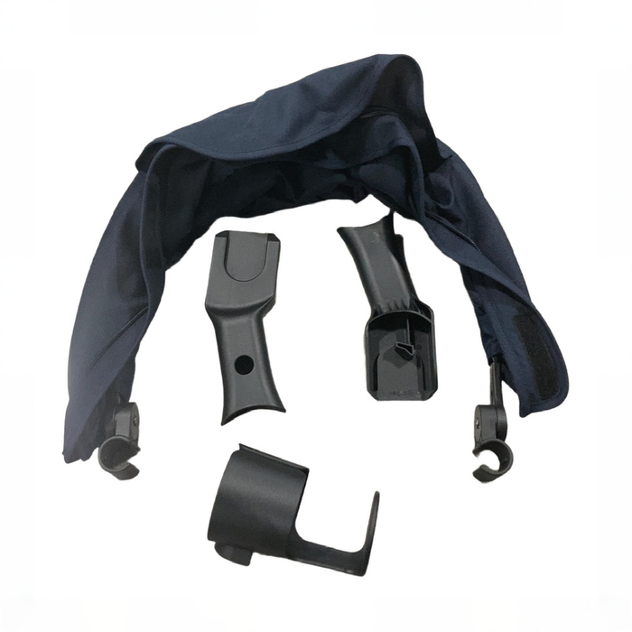 Shop Cybex Eos Stroller, 2024, Black, Ocean Blue at GoodBuy Gear