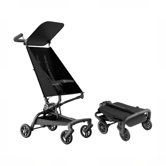 Shop Mompush Jeto Lightweight Travel Stroller, 2025, Black at GoodBuy Gear