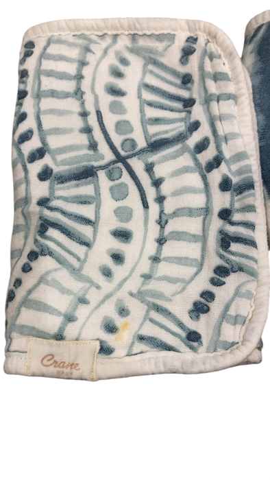 Shop Crane Baby Cotton Muslin Burp Cloth Set, Caspian at GoodBuy Gear