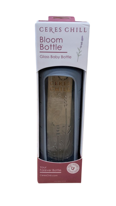 Shop Ceres Chill Bloom Glass Baby Bottle, Gray at GoodBuy Gear