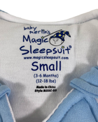 secondhand Baby Merlin's Magic Sleepsuit, Small 3-6 Months, Fleece, Blue