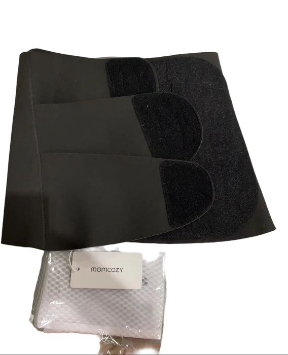 Momcozy Ergowrap Postpartum Belly Wrap, Black, Standard Medium