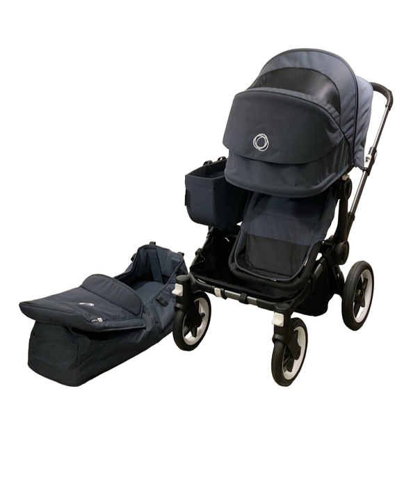 Shop Bugaboo Donkey 5 Mono Stroller, 2022, Graphite, Stormy Blue, Stormy Blue at GoodBuy Gear