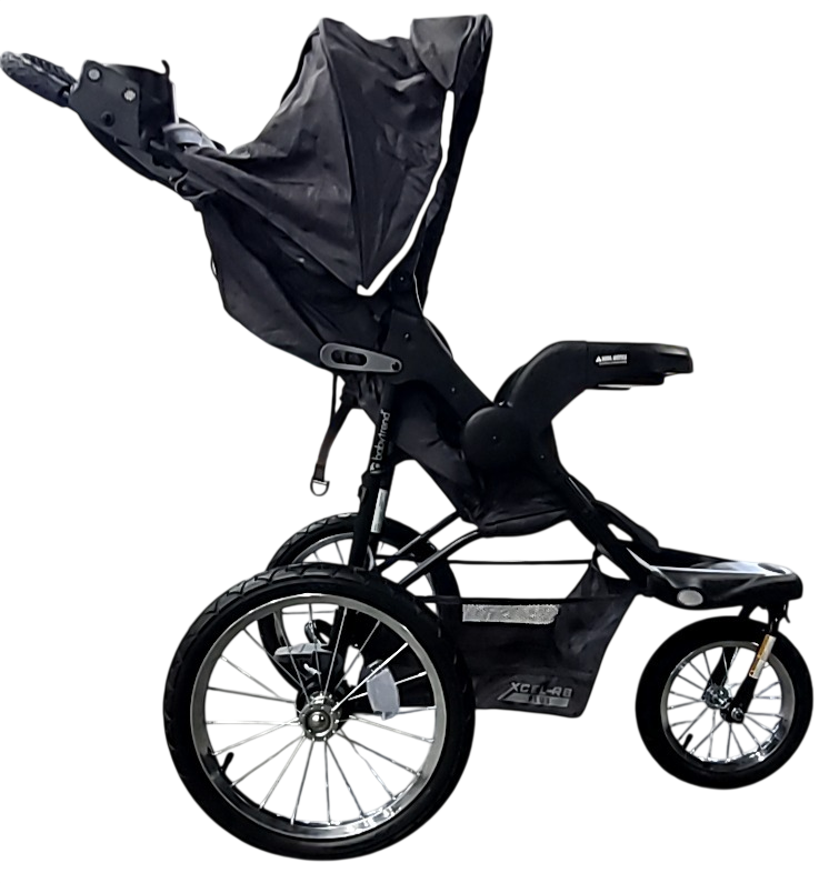 Baby Trend XCEL-R8 PLUS Jogging Stroller with LED Lights, Liberty Grey