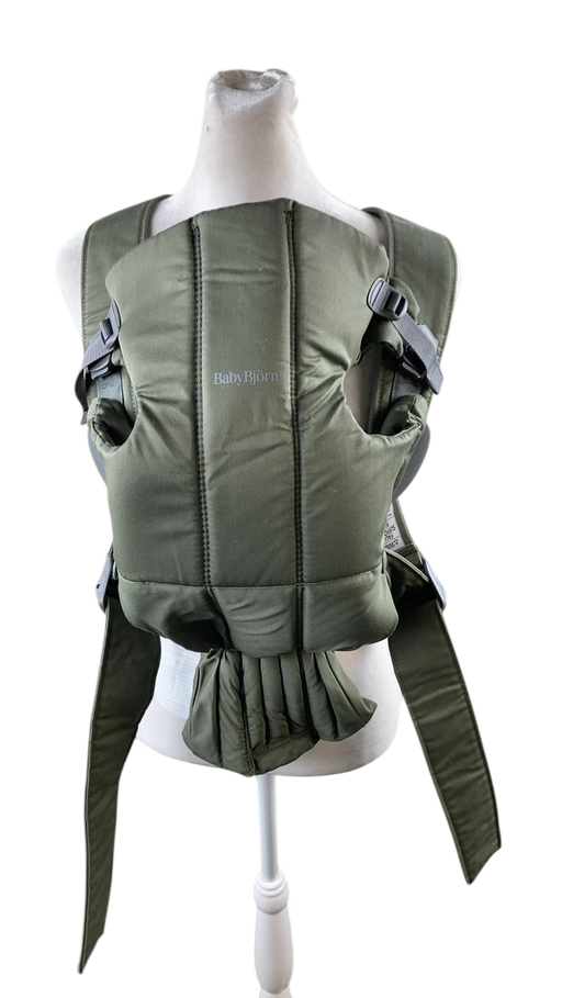 Shop BabyBjorn Baby Carrier Mini, Dark Green Woven at GoodBuy Gear