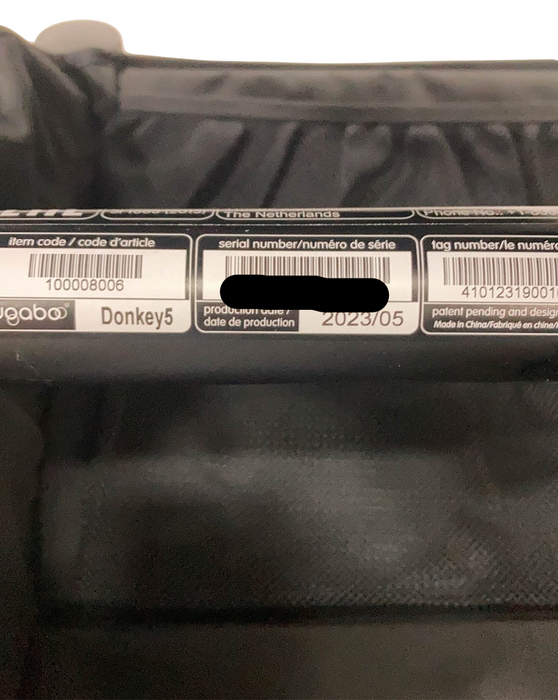 Shop Bugaboo Donkey 5 Mono Stroller, 2023, Black, Midnight Black, Misty White at GoodBuy Gear