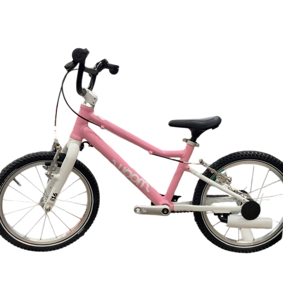 Shop Woom GO 3 Bike "16, Powder Pink, Base Model at GoodBuy Gear