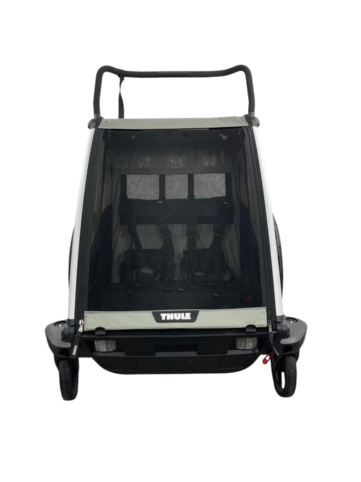 Shop Thule Chariot Lite Bike Trailer Stroller 2 Seat , 2021, Agave Black at GoodBuy Gear