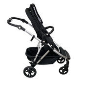 Shop Mockingbird Single to Double 2.0 Stroller, 2024, Black, Silver With Black Leather, Watercolor Drops at GoodBuy Gear
