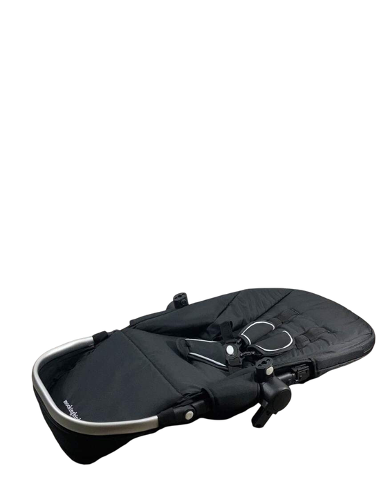 Shop Mockingbird 2nd Seat Kit with Extendable Canopy, Silver With Penny Leather, Sky, Windowpane at GoodBuy Gear