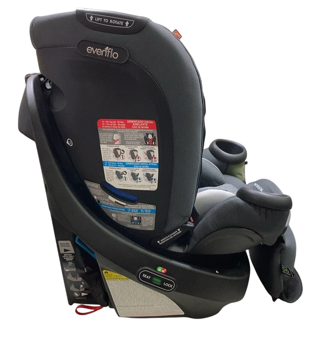 Shop Evenflo Revolve 360 Extend All-in-One Rotating Car Seat with Quick Clean Cover, 2024, Rockland Green at GoodBuy Gear