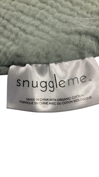 Shop Snuggle Me Organic Lounger Curve Muslin Cover, Slate at GoodBuy Gear