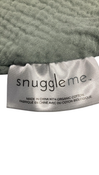 Shop Snuggle Me Organic Lounger Curve Muslin Cover, Slate at GoodBuy Gear