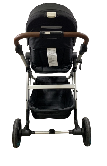 Shop Mockingbird Single to Double 2.0 Stroller, 2024, Black, Silver With Penny Leather, Windowpane at GoodBuy Gear
