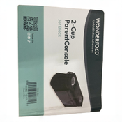 Shop Wonderfold Parent Console, Jet Black, 2 Seater (2 Cup Holders) at GoodBuy Gear
