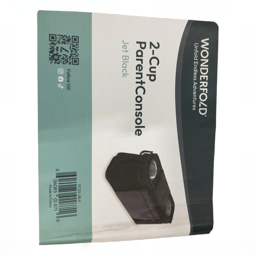 Shop Wonderfold Parent Console, Jet Black, 2 Seater (2 Cup Holders) at GoodBuy Gear