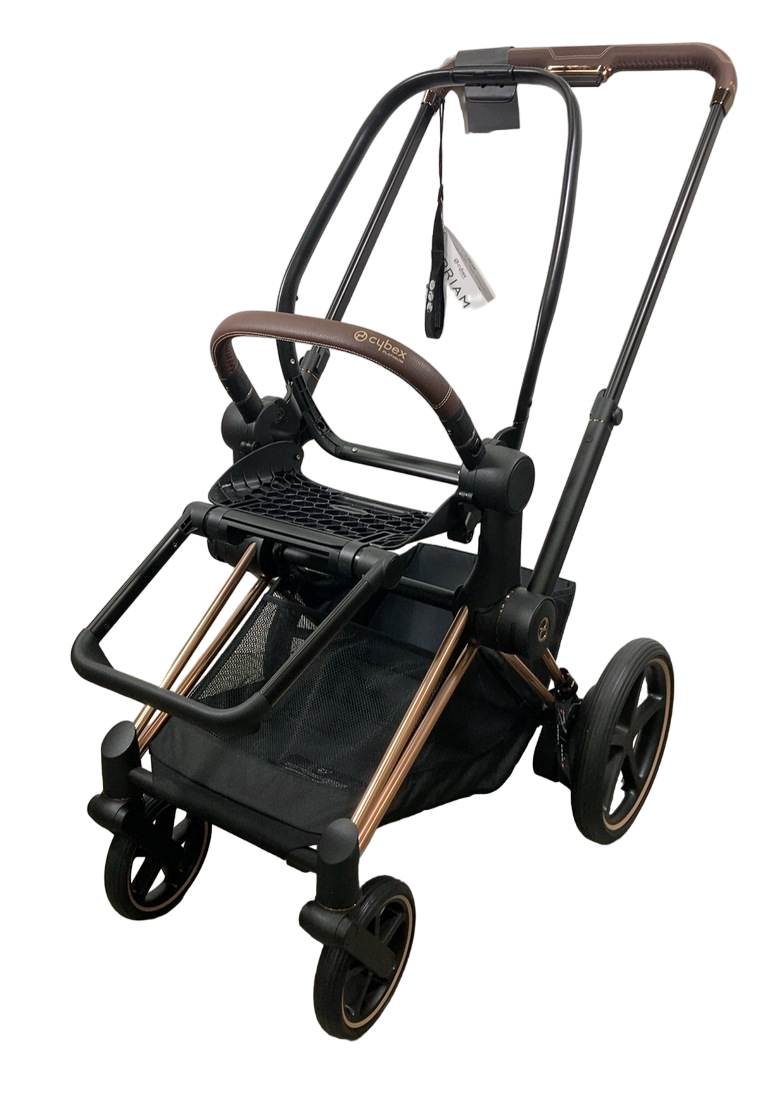 Cybex E-PRIAM Stroller Frame Only, 2019, Rosegold, without Battery
