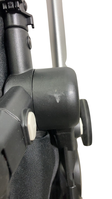 Shop Mockingbird Single to Double 2.0 Stroller, 2024, Silver With Black Leather, Sky, Watercolor Drops at GoodBuy Gear