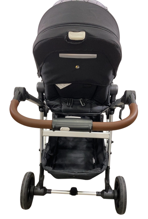 Shop Mockingbird Single to Double 2.0 Stroller, Black, Windowpane, Silver With Penny Leather, 2025 at GoodBuy Gear