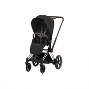 Shop Cybex E-PRIAM2 Stroller, 2024, Rose Gold, Sepia Black at GoodBuy Gear