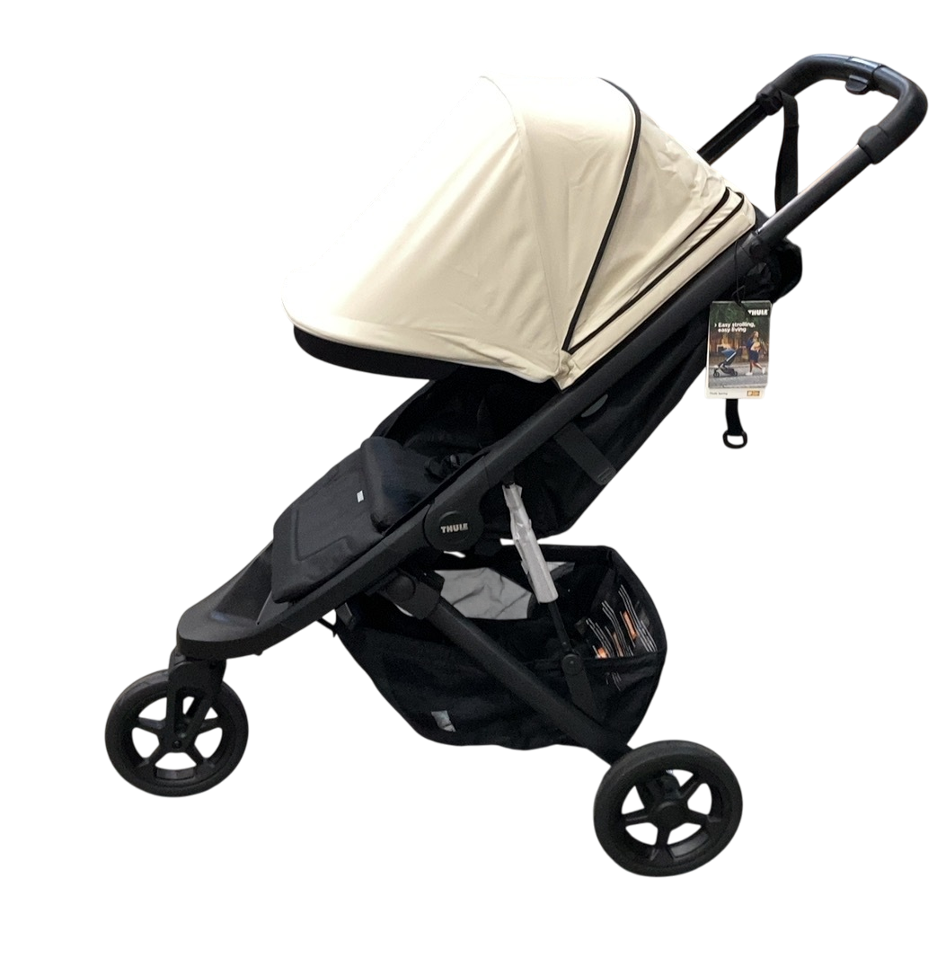 thule spring stroller with car seat Thule Spring Stroller, 2024, Black, Soft Beige