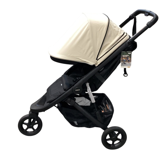 Shop Thule Spring Stroller, 2024, Black, Soft Beige at GoodBuy Gear