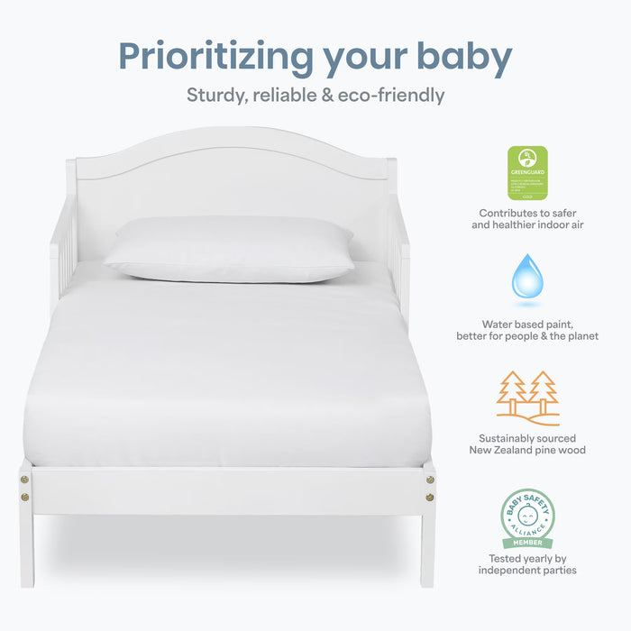 Shop Dream On Me Sydney Toddler Bed, White at GoodBuy Gear