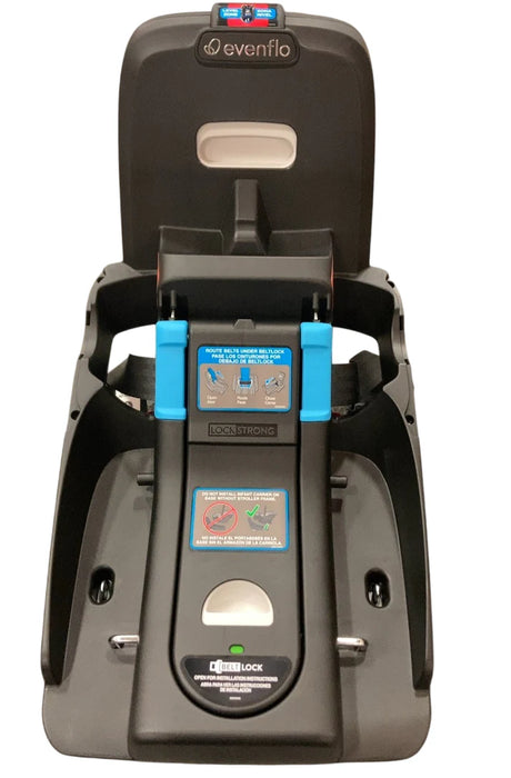 Evenflo Shyft Dual Ride Infant Car Seat Stroller Combo, Boone Gray, 2024, with Carryall Storage