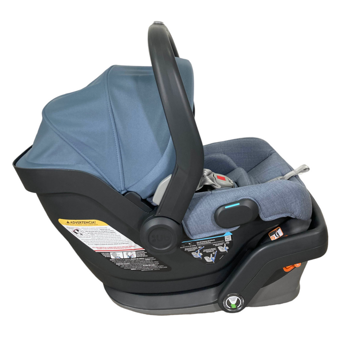 UPPAbaby MESA V2 Infant Car Seat, 2023, Gregory (Blue Melange Merino Wool)