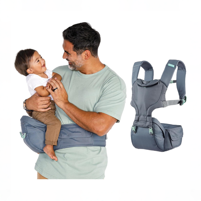 Shop Infantino Hip Rider Plus 5-in-1 Carrier, Grey at GoodBuy Gear