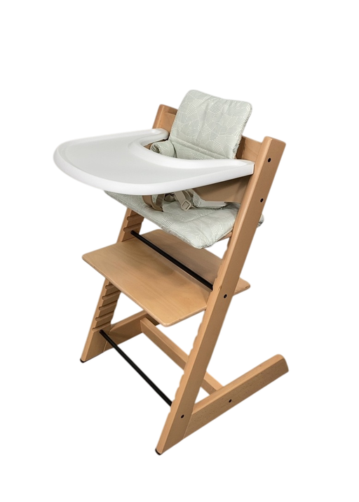 Shop Stokke Tripp Trapp Complete High Chair, Mosaic Green, Natural, Natural 1.0 at GoodBuy Gear