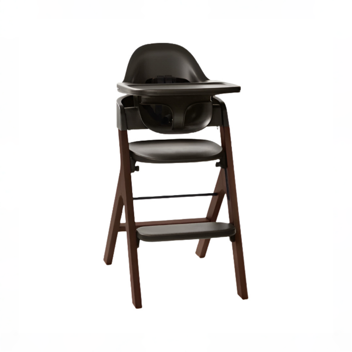 Shop Mockingbird High Chair, Charcoal Black, Espresso Beech at GoodBuy Gear